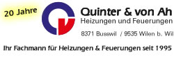 Quinter & von Ah
Heizung - Heizungen
auch in 9542 Muenchwilen